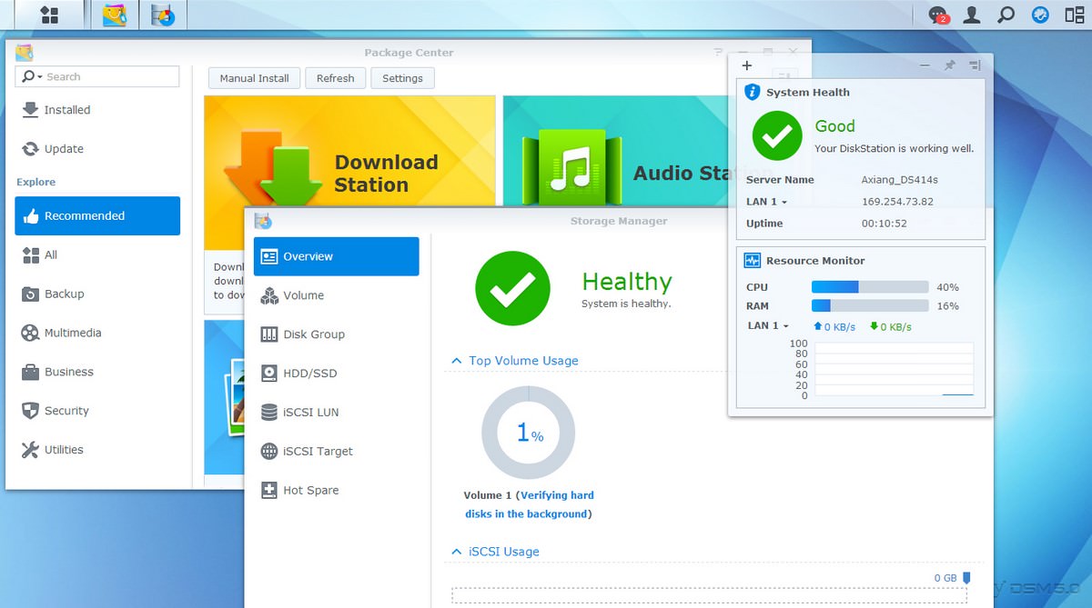 [NAS] 輕巧、節能、大肚量的NAS新選擇：Synology DS414slim開箱與安裝實錄！ - 阿祥的網路筆記本