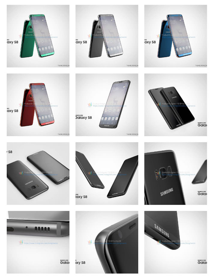 [Mobile] Galaxy S8 設計渲染組圖曝光！各個角度都被看光光啦！ - 阿祥的網路筆記本