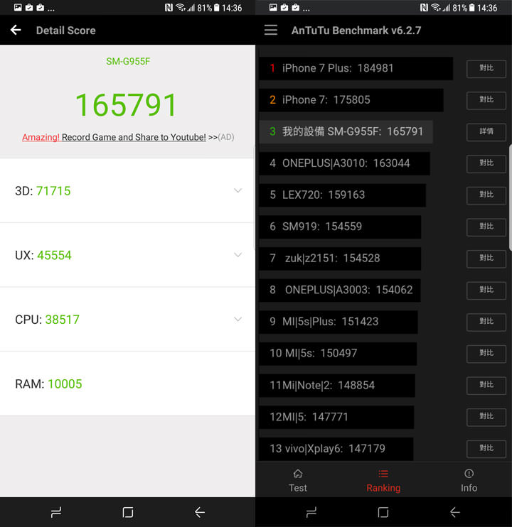 [Mobile] 規格控照過來！Samsung Galaxy S8+硬體規格解析 & 效能實測！ - 阿祥的網路筆記本