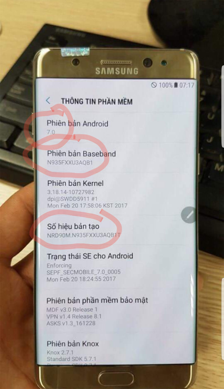 [Mobile] 越南流出翻新版Galaxy Note7 實機照片，電池降至 3200mAh，是否公開銷售仍未知！ - 阿祥的網路筆記本