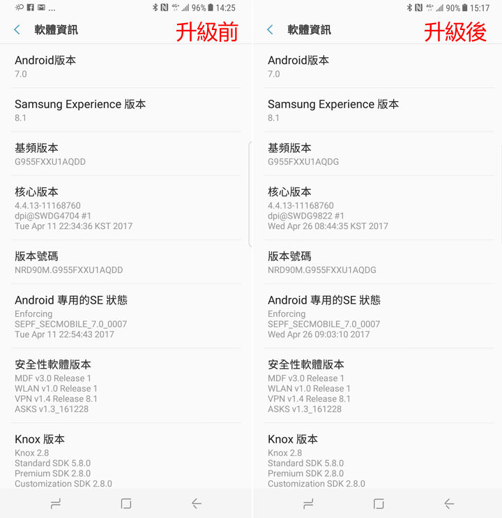 [Upgrade] Galaxy S8 | S8+ 版本更新，強化螢幕色彩平衡功能！ - 阿祥的網路筆記本