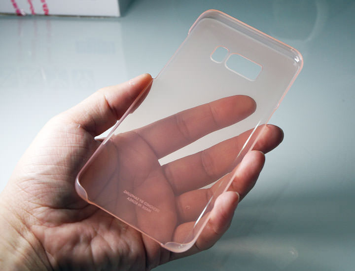 [Unbox] 純開箱！Samsung Galaxy S8+ 原廠薄型透明背蓋簡單外觀與使用心得分享！ - 阿祥的網路筆記本