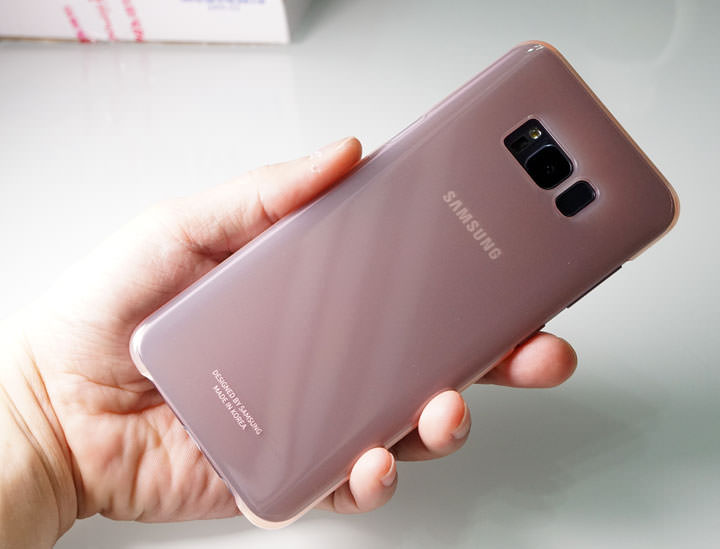 [Unbox] 純開箱！Samsung Galaxy S8+ 原廠薄型透明背蓋簡單外觀與使用心得分享！ - 阿祥的網路筆記本