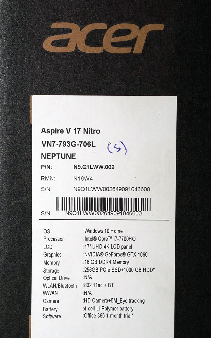 [Unbox] 允文允武，功能全方位的大尺寸旗艦：Acer Aspire V17 Nitro 深度實測 ！ - 阿祥的網路筆記本