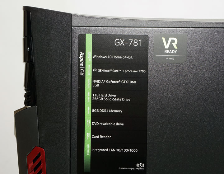 [PC] Acer Aspire GX-781 深度實測：外型沉穩，具備電競效能與無線充電功能的遊戲桌機 - 阿祥的網路筆記本