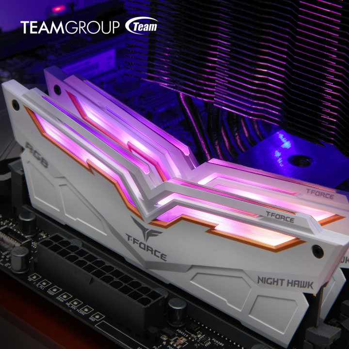 [PC] 記憶體模組也走酷炫風？十銓科技推出T-FORCE NIGHT HAWK RGB 發光記憶體模組！ - 阿祥的網路筆記本