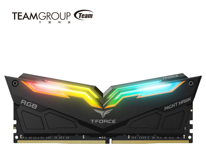 [PC] 記憶體模組也走酷炫風？十銓科技推出T-FORCE NIGHT HAWK RGB 發光記憶體模組！ - 阿祥的網路筆記本