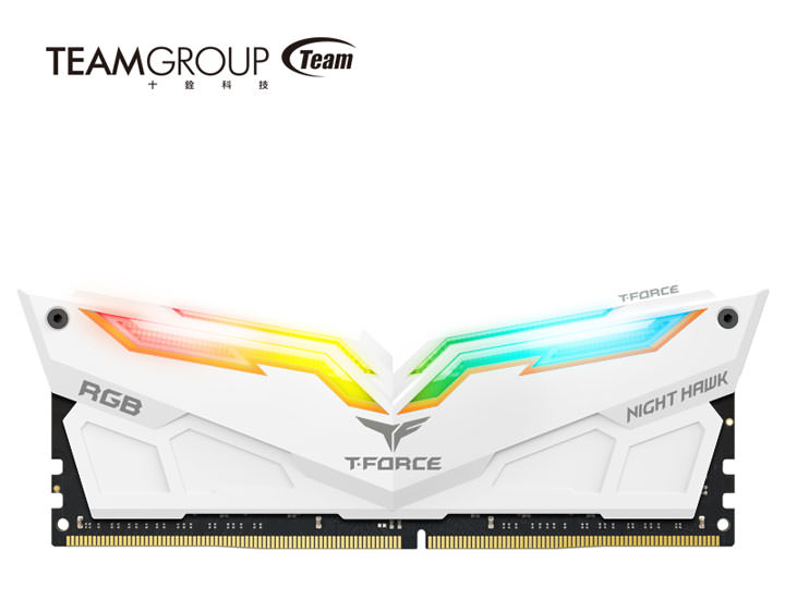 [PC] 記憶體模組也走酷炫風？十銓科技推出T-FORCE NIGHT HAWK RGB 發光記憶體模組！ - 阿祥的網路筆記本