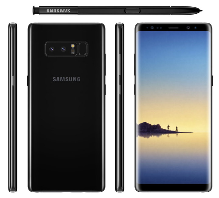 [Mobile] 爆料大神evleaks出手了…可信度蠻高的Galaxy Note8 外觀渲染圖來了！ - 阿祥的網路筆記本
