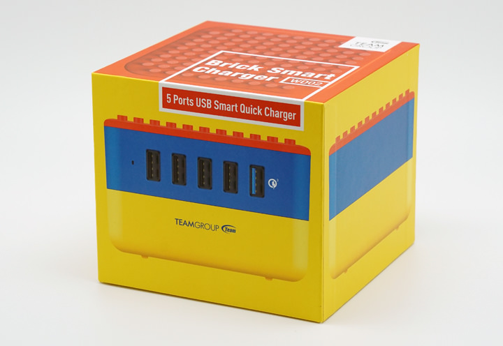 [Unbox] 多彩繽紛還相容樂高積木！支援 QC 3.0 快充技術的多埠充電器「Team Group WD02 方塊充」開箱與使用心得！ - 阿祥的網路筆記本