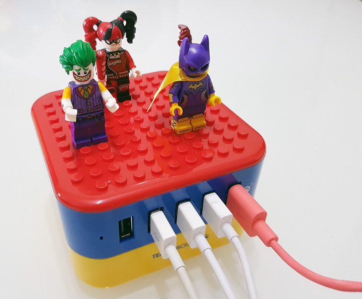 [Unbox] 多彩繽紛還相容樂高積木！支援 QC 3.0 快充技術的多埠充電器「Team Group WD02 方塊充」開箱與使用心得！ - 阿祥的網路筆記本