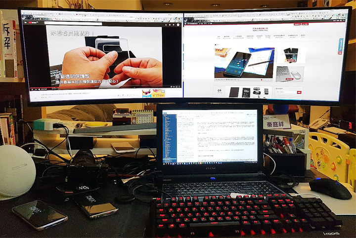 [Unbox] 一台抵兩台！不僅遊戲體驗爽感十足，更讓是工作好夥伴：三星全球首款49吋32:9 超寬曲面電競螢幕「CHG90」開箱評測！ - 阿祥的網路筆記本