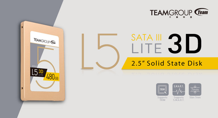 [Storage] 迎接3D NAND時代！十銓科技推出全新3D NAND技術固態硬碟「L5 LITE-3D」！ - 阿祥的網路筆記本
