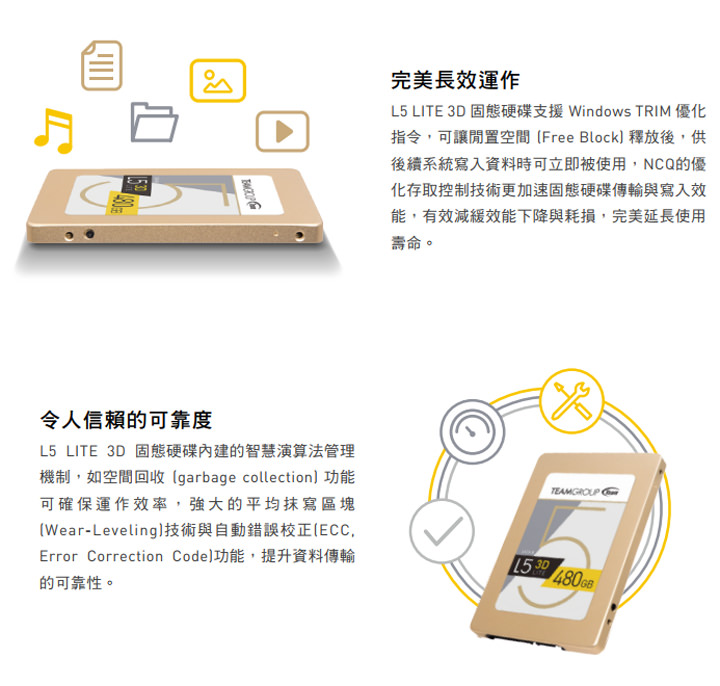 [Storage] 迎接3D NAND時代！十銓科技推出全新3D NAND技術固態硬碟「L5 LITE-3D」！ - 阿祥的網路筆記本
