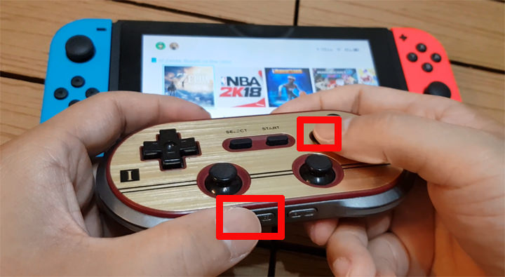 [Game] 8位堂藍牙搖桿 FC30 Pro 更新後可支援 Nintendo Switch 囉！ - 阿祥的網路筆記本