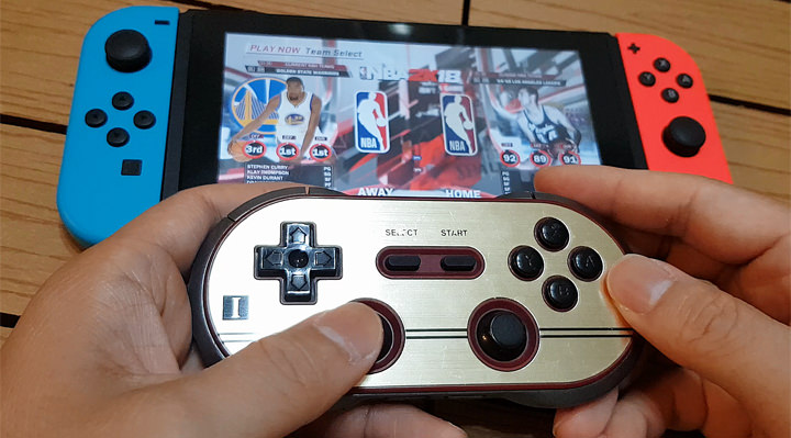 [Game] 8位堂藍牙搖桿 FC30 Pro 更新後可支援 Nintendo Switch 囉！ - 阿祥的網路筆記本