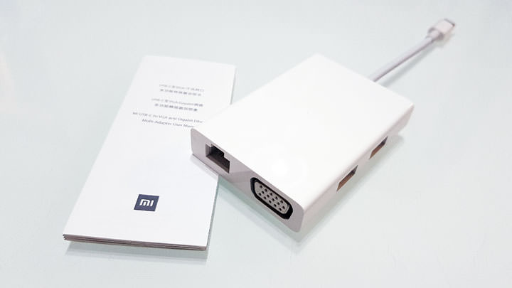 [Unbox] 小米 USB Type C 至 VGA/Gigabit 網路多功能轉接器開箱：五合一功能、價格不貴超推薦！ - 阿祥的網路筆記本
