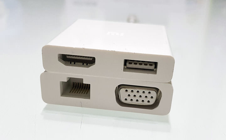 [Unbox] 小米 USB Type C 至 VGA/Gigabit 網路多功能轉接器開箱：五合一功能、價格不貴超推薦！ - 阿祥的網路筆記本