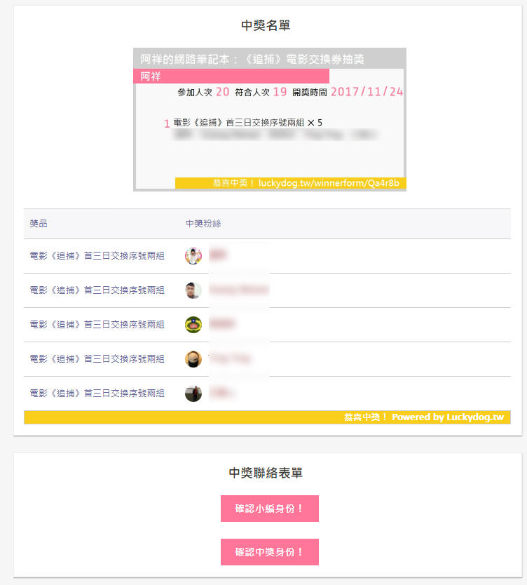 [Tools] 社群小編必備的開獎神器：Luckydog 開獎機使用教學！ - 阿祥的網路筆記本