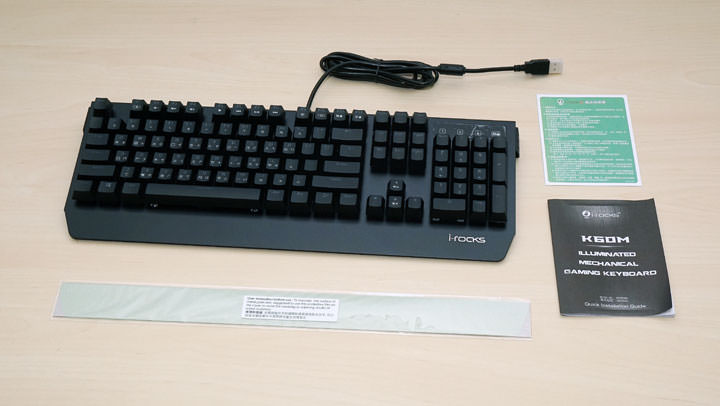 [Unbox] 外型有Feel，手感絕佳的 i-rocks K60M Cherry 青軸版 開箱分享！ - 阿祥的網路筆記本