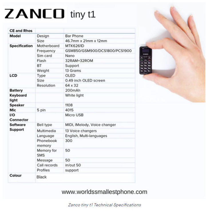 [Mobile] 手機只有隨身碟大小？這可不是開玩笑！Zanco Tiny T1 已展開募資，讓攜帶手機毫無負擔！ - 阿祥的網路筆記本
