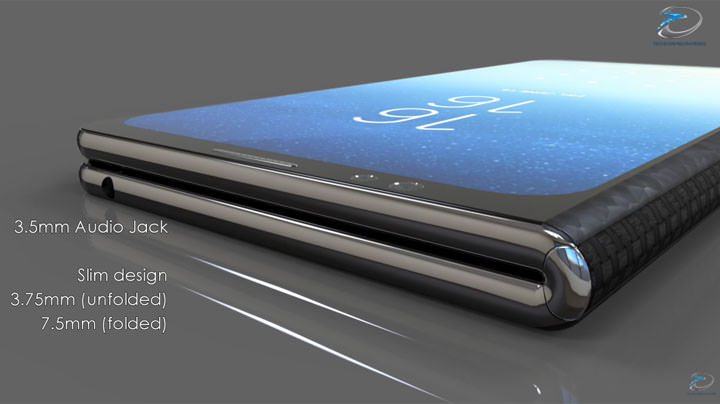 [Mobile] 5吋 + 8吋雙螢幕設計？三星可折疊式手機 Galaxy X 可能長這樣？ - 阿祥的網路筆記本