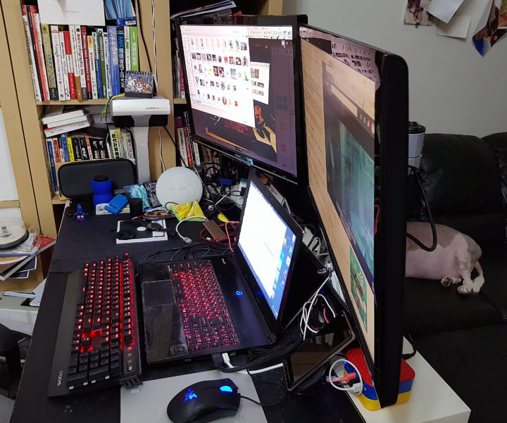 [Unbox] 穩穩地撐住兩個 32吋以上的大螢幕：「Xergo 雙延伸臂雙螢幕C型夾桌支撐架」開箱囉！ - 阿祥的網路筆記本