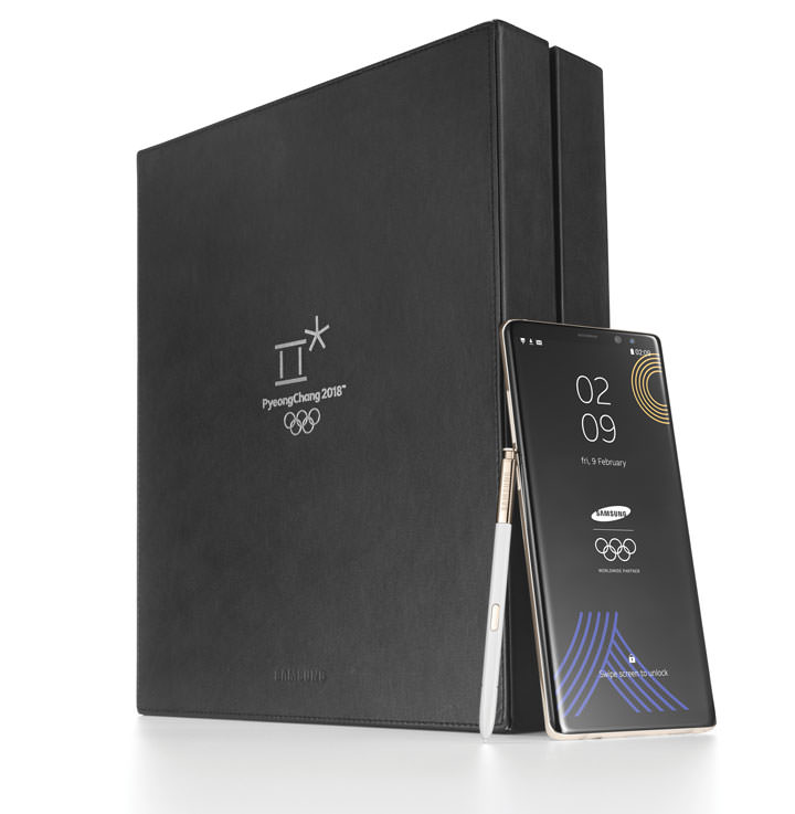 [Mobile] 三星推出 2018 平昌冬奧限量 Galaxy Note8 特別版，致贈所有與會者！ - 阿祥的網路筆記本