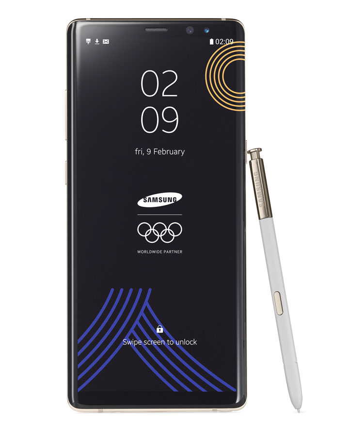 [Mobile] 三星推出 2018 平昌冬奧限量 Galaxy Note8 特別版，致贈所有與會者！ - 阿祥的網路筆記本