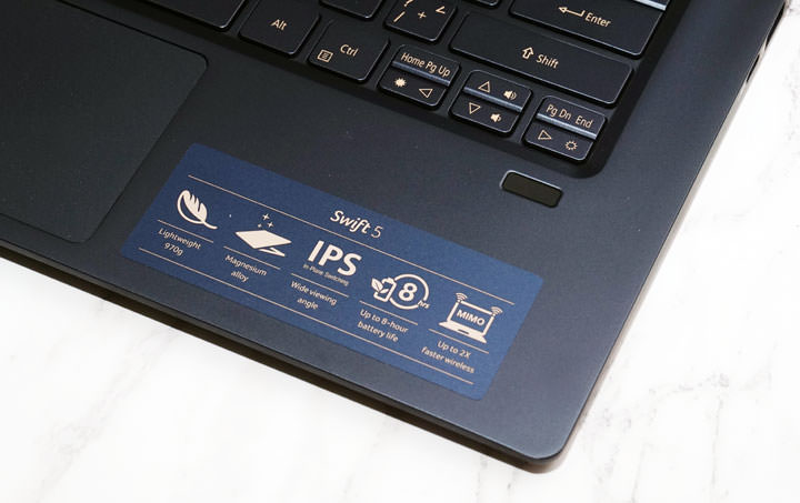 [Unbox] Acer Swift 5 實測：外型亮眼，效能優異，同級最輕薄的羽量級筆電！ - 阿祥的網路筆記本