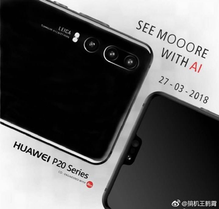[Mobile] 華為新旗艦 HUAWEI P20 系列已有流出外觀與價格資訊：主相機三鏡頭、正面有瀏海的外觀看起來辨識度頗高！ - 阿祥的網路筆記本