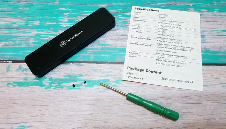[Unbox] 退役 SSD變身高速隨身碟！銀欣 MS09 外接式 M.2 SATA SSD外接盒開箱！ - 阿祥的網路筆記本