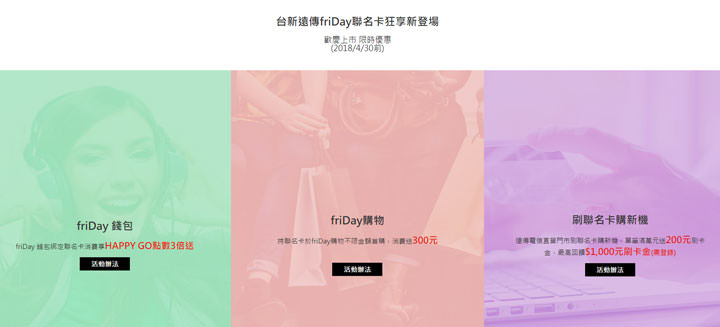 [Life] 好康多合一的「台新遠傳friDay聯名卡」：電信帳單回饋、消費集點、數位服務購物眾多優惠通通有！ - 阿祥的網路筆記本