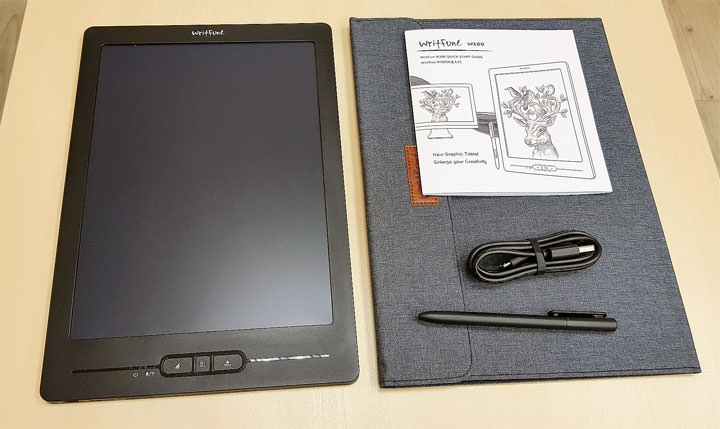[Unbox] 尺寸更大更好揮灑！鉅瞻科技 Writfun W300 無線電紙板開箱評測！單機儲存超方便，連結電腦還能變身感壓數位板！ - 阿祥的網路筆記本