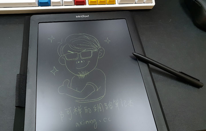[Unbox] 尺寸更大更好揮灑！鉅瞻科技 Writfun W300 無線電紙板開箱評測！單機儲存超方便，連結電腦還能變身感壓數位板！ - 阿祥的網路筆記本