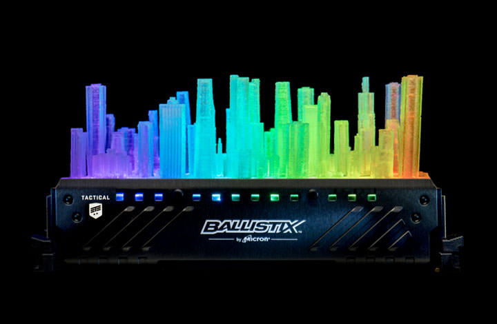 [Game] 全新 RGB LED 模組與燈效自訂功能！美光旗下 Ballistix Tactical Tracer RGB DDR4遊戲記憶體正式上市！ - 阿祥的網路筆記本