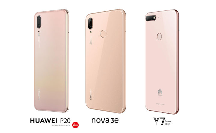 [Mobile] 華為粉色火力全開！HUAWEI P20、nova 3e、Y7 Prime 2018 粉色機全面上市！ - 阿祥的網路筆記本