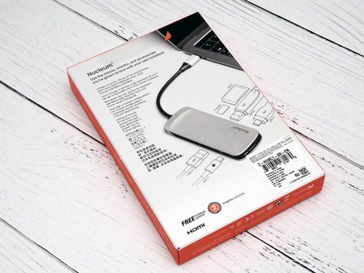 [Unbox] 輕薄筆電最佳拍檔「Kingston Nucleum USB Type C 7合一集線器」！也能支援 Note9 的 Samsung DeX 喲！ - 阿祥的網路筆記本