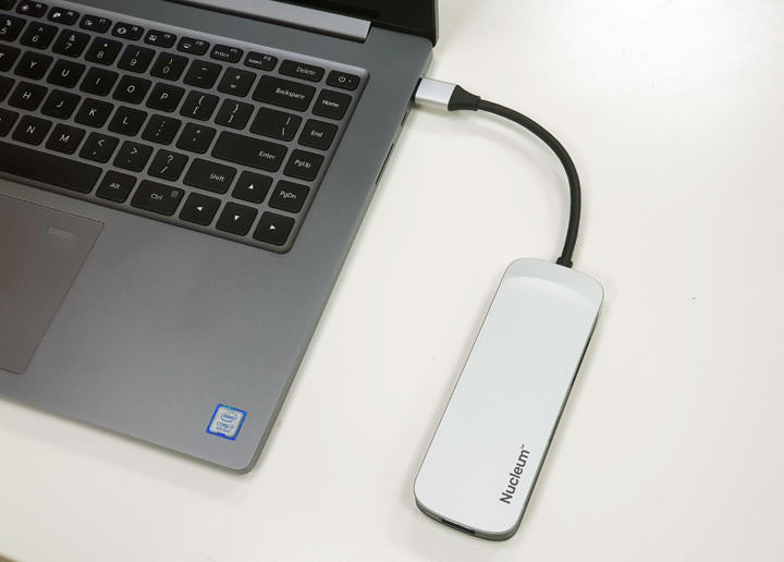 [Unbox] 輕薄筆電最佳拍檔「Kingston Nucleum USB Type C 7合一集線器」！也能支援 Note9 的 Samsung DeX 喲！ - 阿祥的網路筆記本