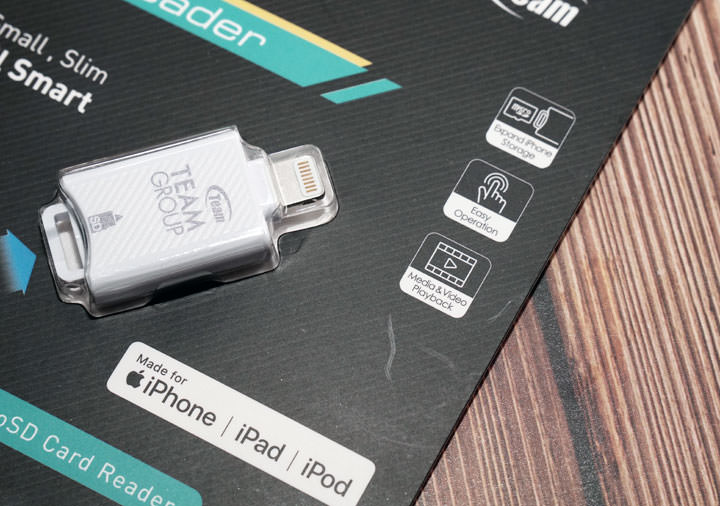[Unbox] iPhone、iPad 專屬！十銓科技推出通過 Apple MFi 的 MoStash Reader 讀卡機！儲存空間想要多大自己決定！ - 阿祥的網路筆記本