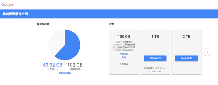 [Cloud] 「Google One」即將登台！升級版 Google 雲端硬碟提供新資費方案與家庭成員共享機制！ - 阿祥的網路筆記本