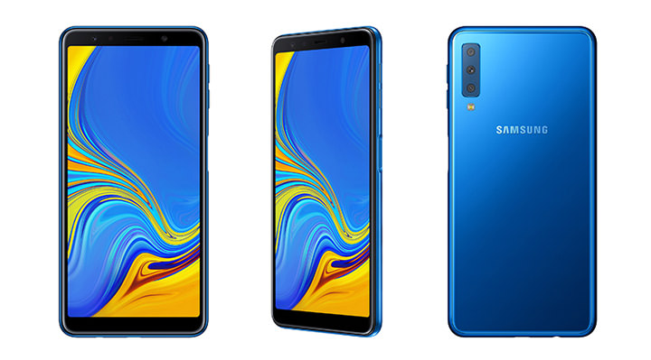 [Mobile] 三星首款三鏡頭相機 Galaxy A7 問世，搭載6吋全螢幕與機身側邊指紋辨識器！ - 阿祥的網路筆記本