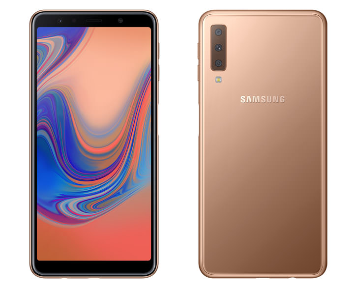 [Mobile] 三星首款三鏡頭相機 Galaxy A7 問世，搭載6吋全螢幕與機身側邊指紋辨識器！ - 阿祥的網路筆記本