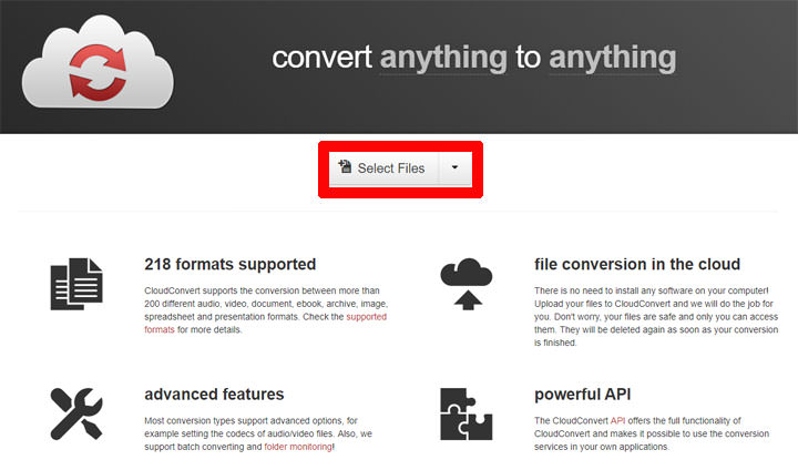 [Service] 雲端轉檔工具「cloudconvert」免安裝程式、免費讓你轉換影音、照片、文件…多達 218 種檔案格式！ - 阿祥的網路筆記本