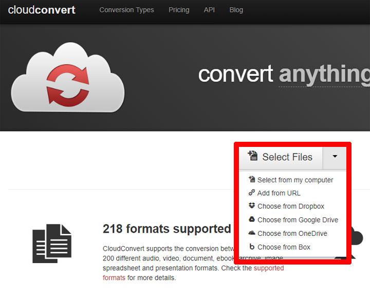 [Service] 雲端轉檔工具「cloudconvert」免安裝程式、免費讓你轉換影音、照片、文件…多達 218 種檔案格式！ - 阿祥的網路筆記本