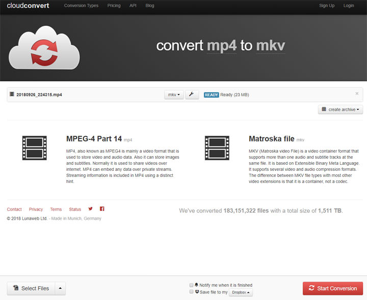 [Service] 雲端轉檔工具「cloudconvert」免安裝程式、免費讓你轉換影音、照片、文件…多達 218 種檔案格式！ - 阿祥的網路筆記本