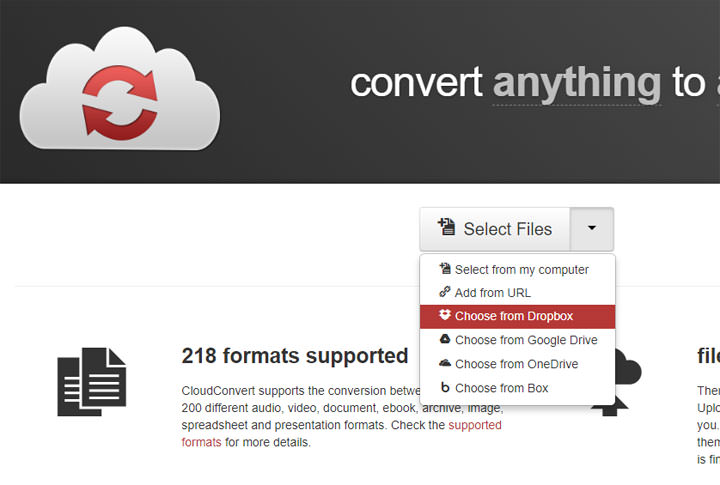[Service] 雲端轉檔工具「cloudconvert」免安裝程式、免費讓你轉換影音、照片、文件…多達 218 種檔案格式！ - 阿祥的網路筆記本