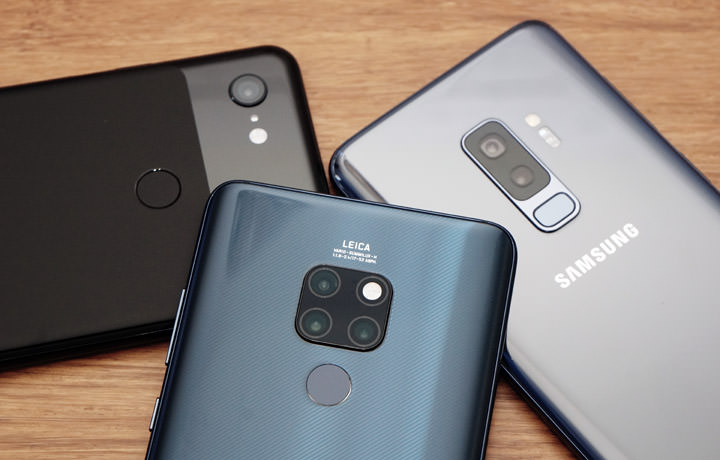 [Mobile] 同級旗艦大對決！HUAWEI Mate20 V.S. Samsung Galaxy S9+ 對比評測！外加 Google Pixel 3 XL 亂入比一比！ - 阿祥的網路筆記本