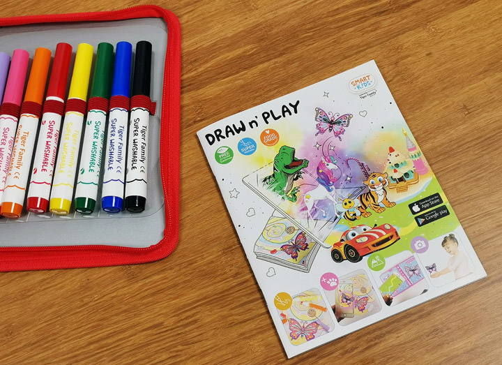 [Kids] 結合AR技術，Tiger Family 「Smart Kids 3D 互動魔法著色繪本」不只讓孩子發揮創意，還有更多數位樂趣！ - 阿祥的網路筆記本