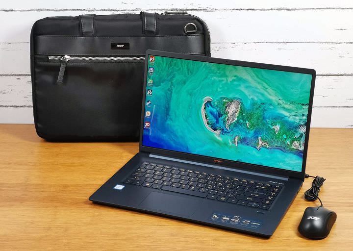 [Unbox] Acer Swift 5 動手玩：同級最輕僅 999 克，極窄邊框帶來絕佳視野！ - 阿祥的網路筆記本